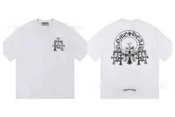 Chrome Hearts Cross Logo White T-Shirt - 1