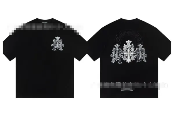 Chrome Hearts Triple Cross Black T-Shirt - 1