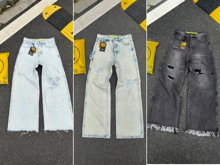 Denim Wide Leg Light