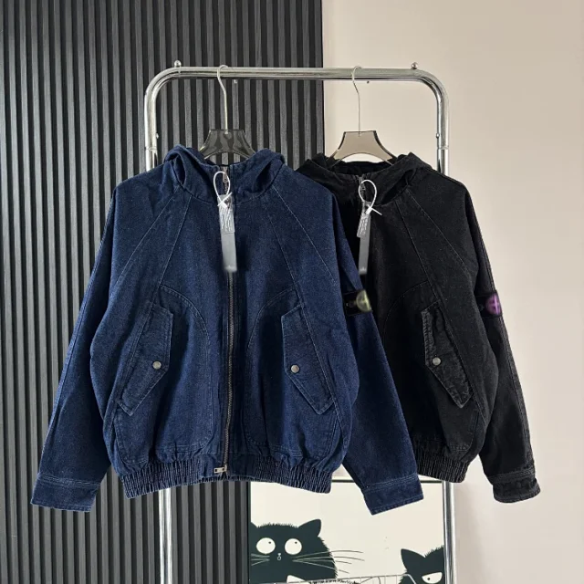 Unbranded Jackets 5191 Hooded Denim Jacket product detail image 1