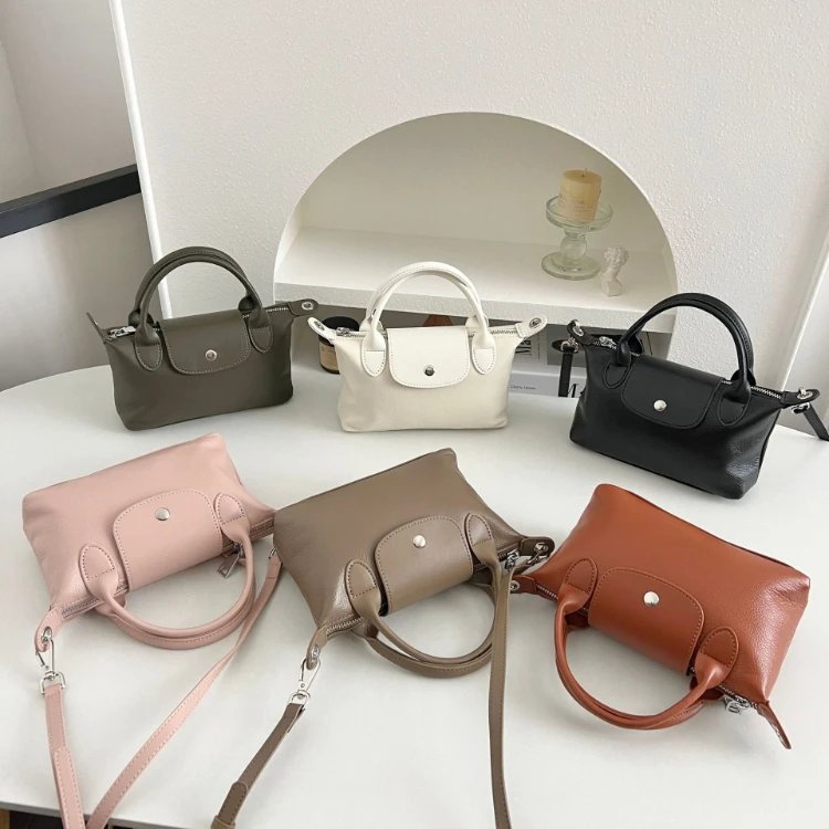 Longchamp Le Pliage Cuir Top Handle Bag - 007883