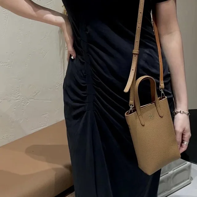 Unbranded Handbags Mini top-handle phone pouch bag with detachable shoulder strap product detail image 6