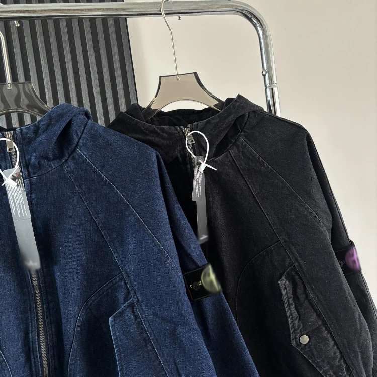 Unbranded Jackets 5191 Hooded Denim Jacket image 3