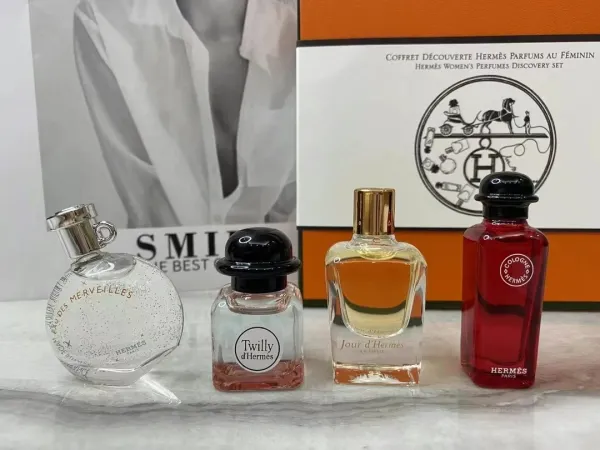 Hermès Mini Perfume Set: Twilly d’Hermès, Eau des Merveilles, Jour d’Hermès Absolu, Cologne d’Hermès - 2