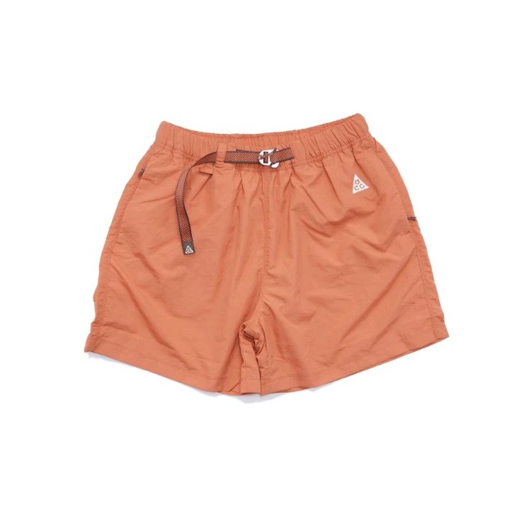 Nike Shorts ACG outdoor with elastic waistband and webbing belt — Orange