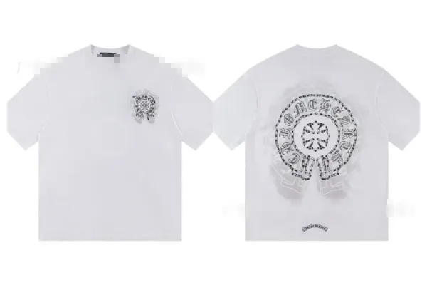 Chrome Hearts Logo Print White T-Shirt - 1
