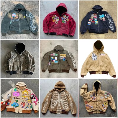 Carhartt-style Work Hooded Jackets [12 styles]