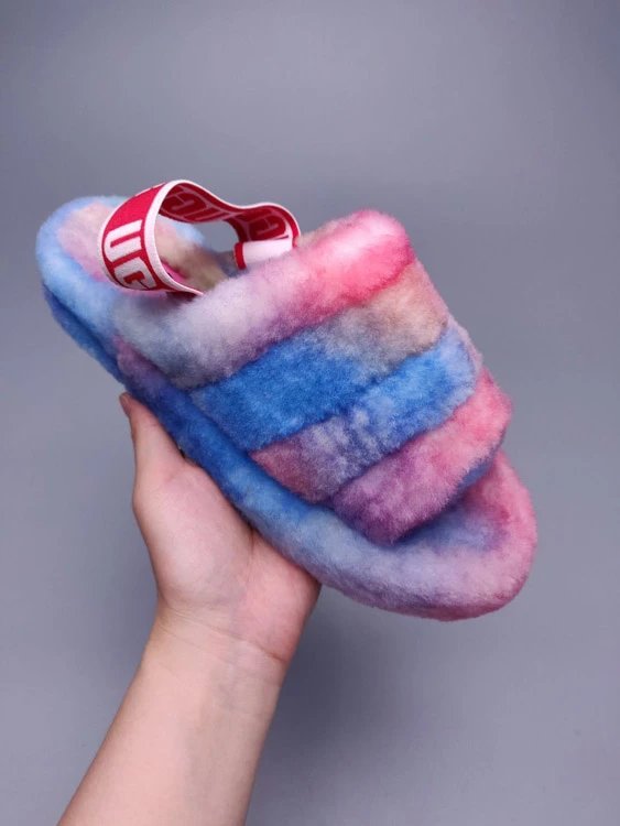 UGG Slippers Fluff Yeah Slide — 5119 Colorful