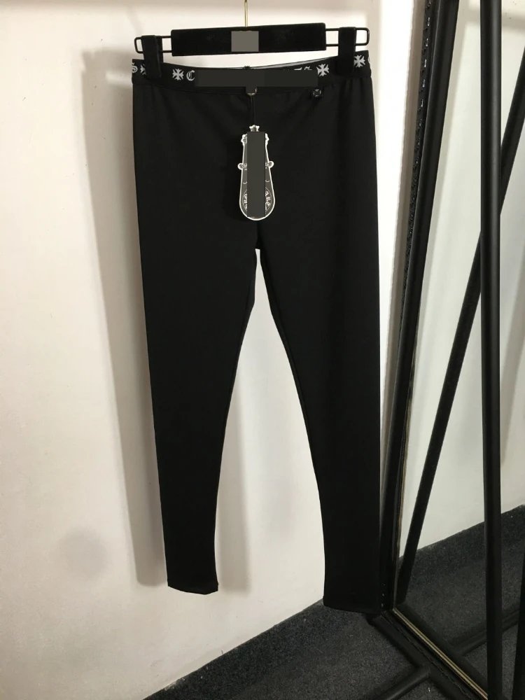 Chrome Hearts Trousers Slim logo-print — Black 2