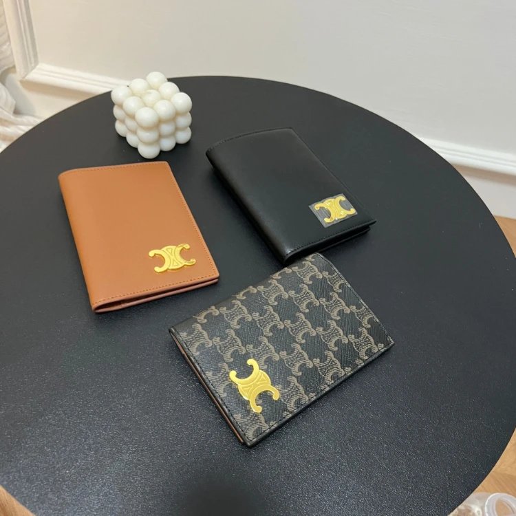 Celine Triplicity Logo Travel Document Case