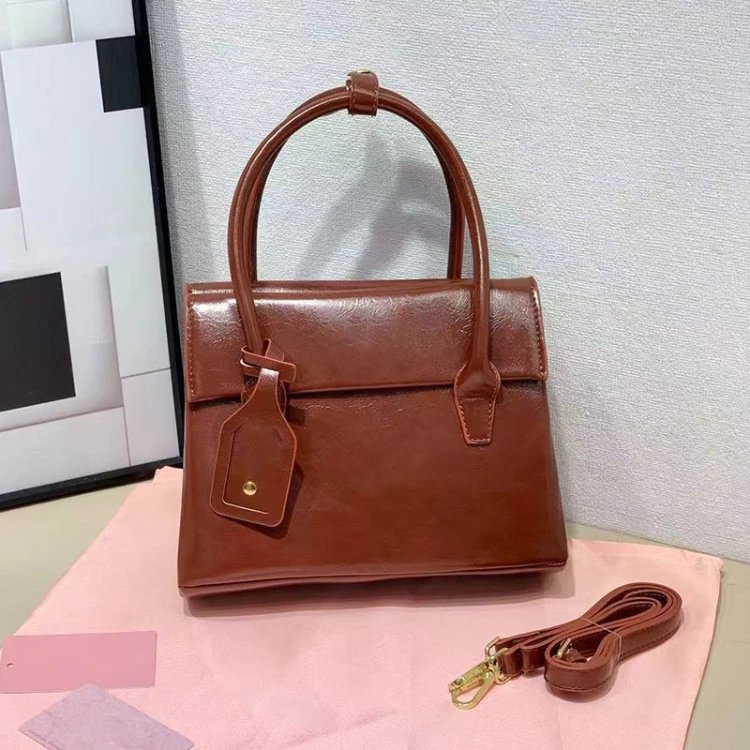 Leatherette Brown Ba
