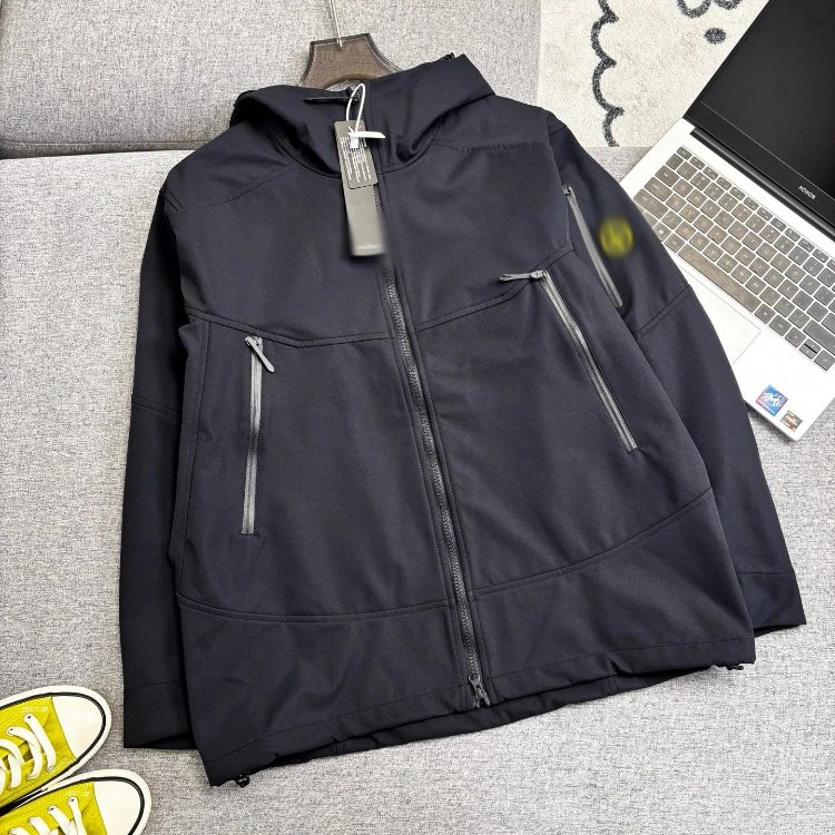 STD Jackets 5245 Hooded Softshell Jacket — SKU-01-11 Black