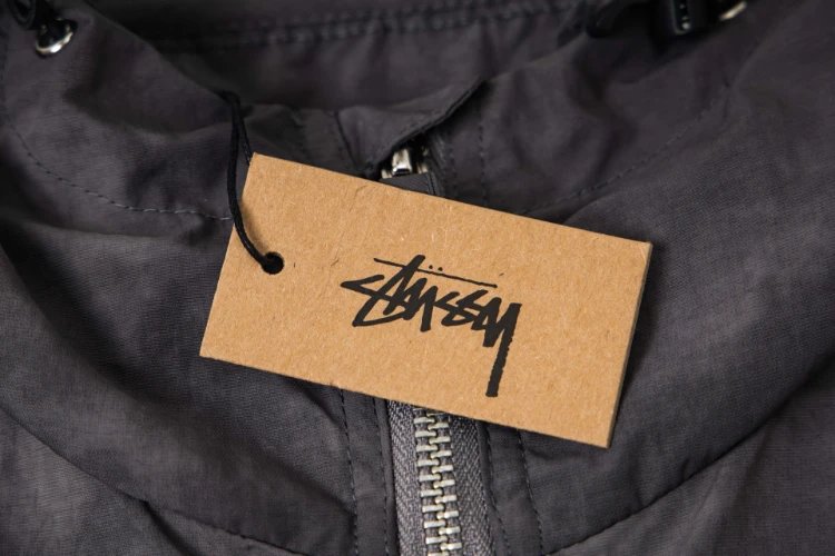 Stüssy Jackets Hooded Zip-Up Logo Jacket image 6