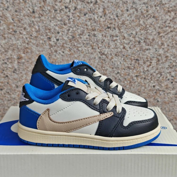 Barbed white and blue