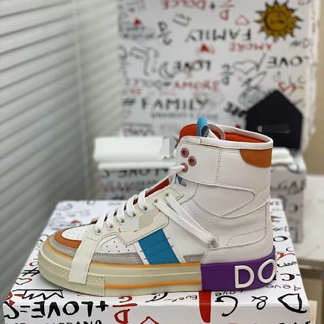 Unbranded Sneakers High-top lace-up with wraparound strap detail product detail image 6