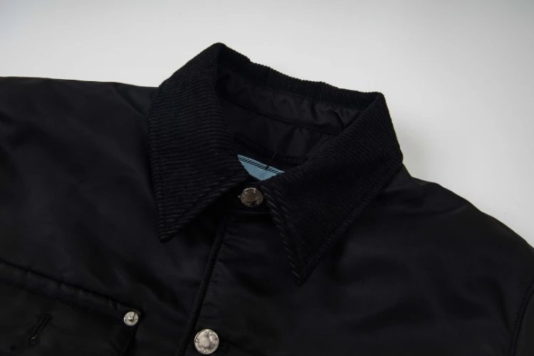 Unbranded Jackets Padded Four-Pocket Button-Front Jacket with Triangle Plaque image 7