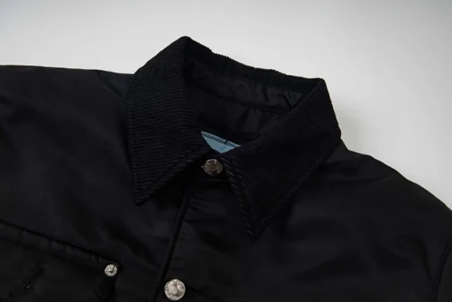 Unbranded Jackets Padded Four-Pocket Button-Front Jacket with Triangle Plaque product detail image 7