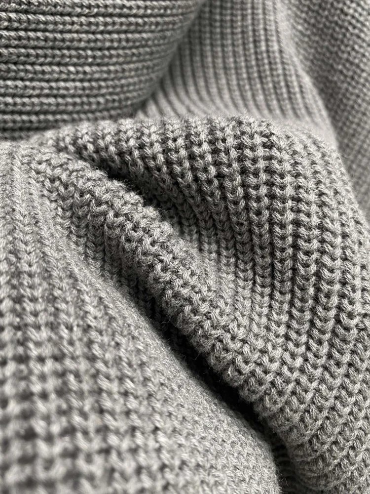Celine Logo Hoodie Gray Knit Hoodie - 11