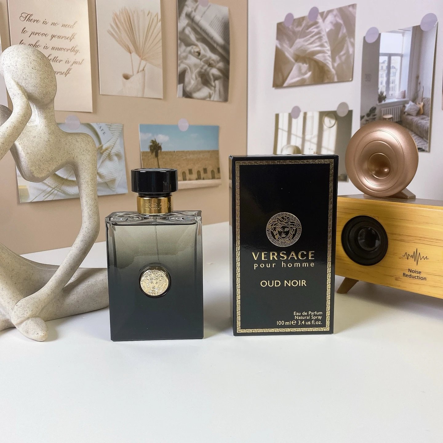 Versace Box and bottle QC photos