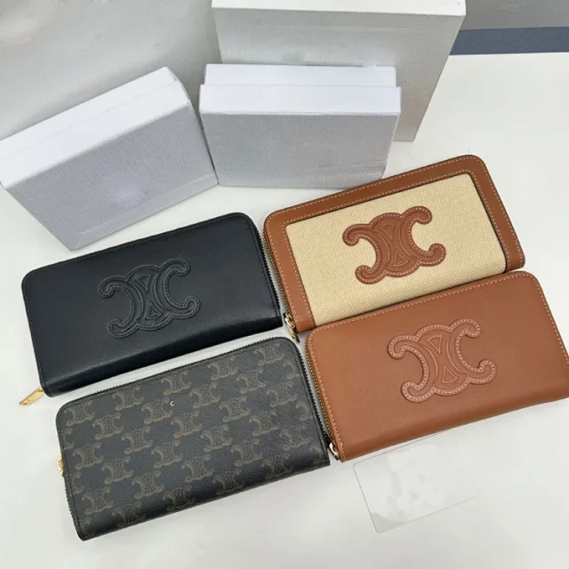 Celine Wallets & Card Holders Triomphe Long Flap Wallet product detail image 3
