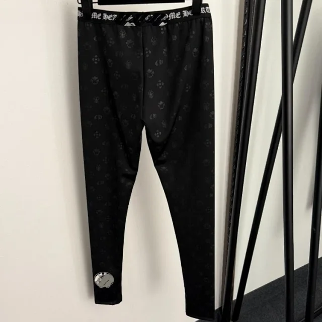 Chrome Hearts Trousers Slim logo-print product detail image 3