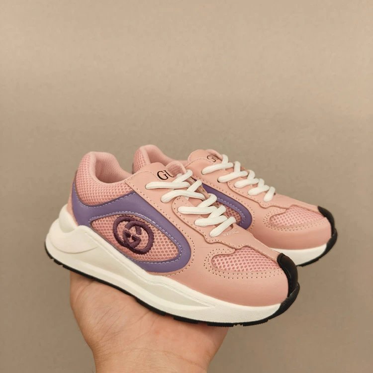 Gucci Sneakers Children's lace-up mesh image 3