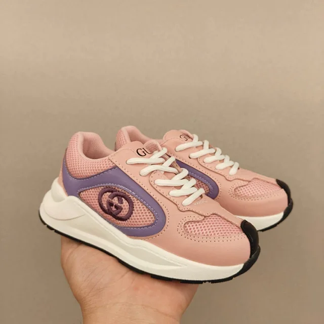 Gucci Sneakers Children's lace-up mesh product detail image 3