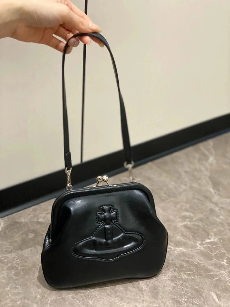 Vivienne Westwood Orb Clutch Black Handbag Clutches