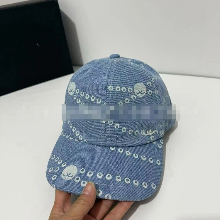 Sky-blue baseball cap