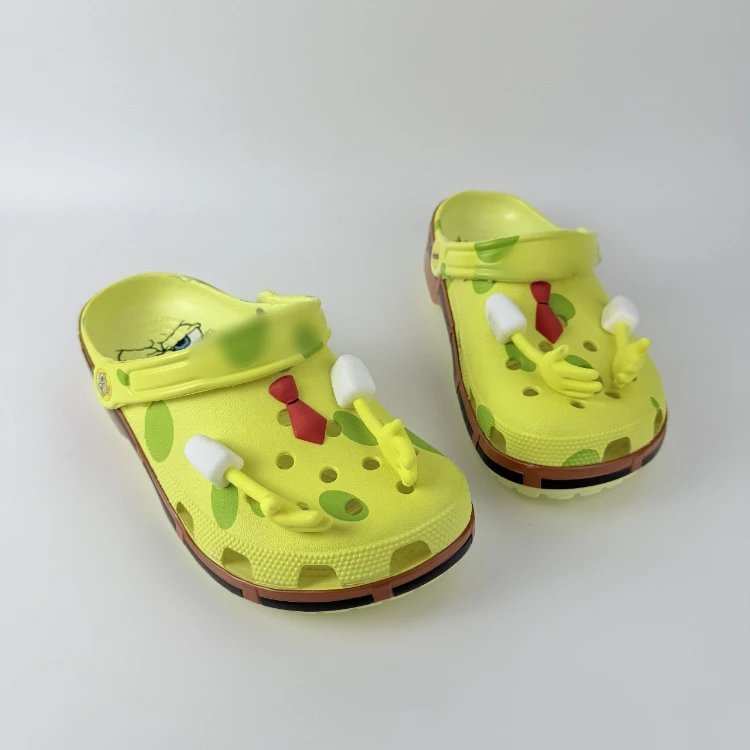 Crocs Classic SpongeBob SquarePants Yellow Casual Clogs