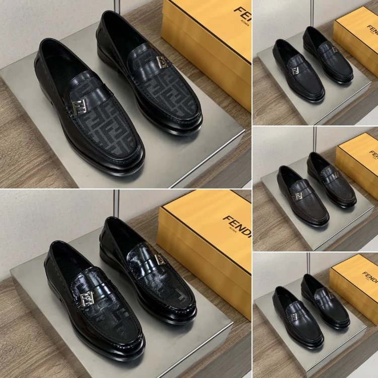Fendi FF Logo Loafers
