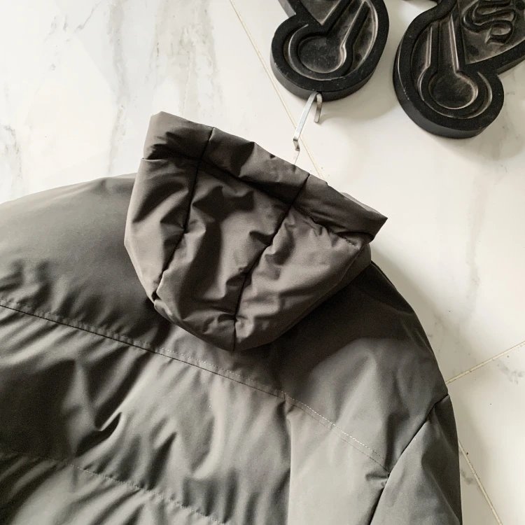 Unbranded Coats Hooded quilted padded mid-length coat image 7