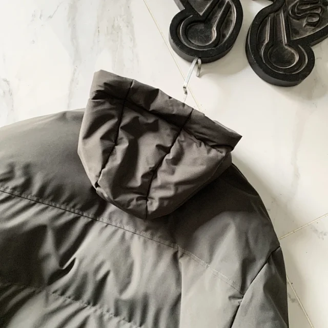 Unbranded Coats Hooded quilted padded mid-length coat product detail image 7