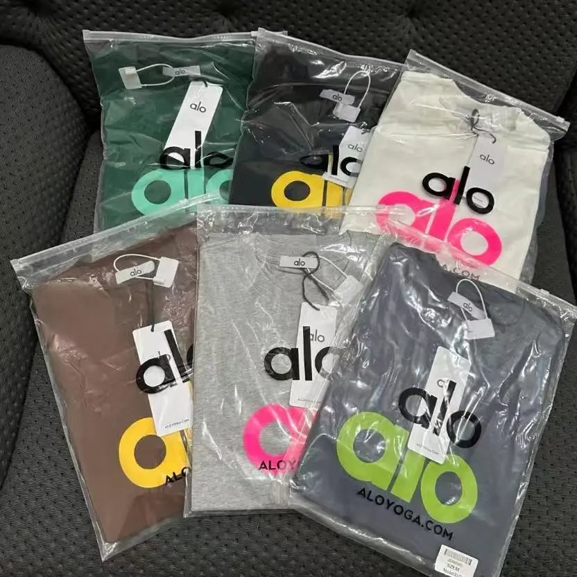 Alo Yoga Oversized Logo Crew Neck T-shirt