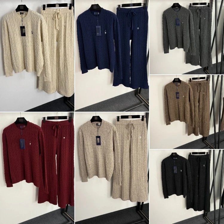 Ralph Lauren Cable-Knit Sweater Set - 008108