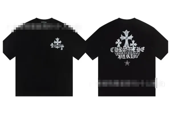 Chrome Hearts Cross Logo Black T-Shirt - 1