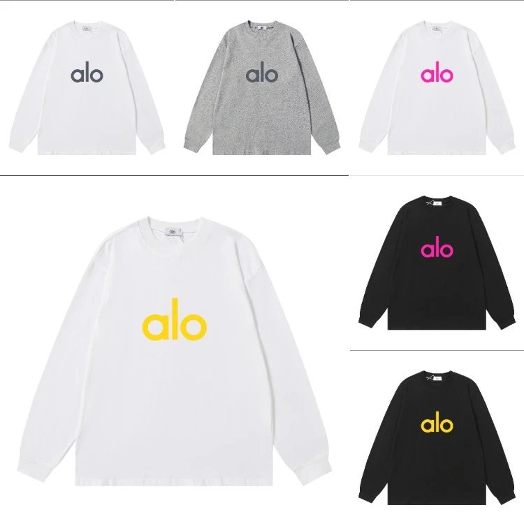 Alo Simple Logo Long Sleeve T-Shirt