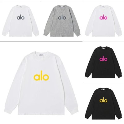 Alo Yoga Logo Long-Sleeve T-Shirt [6 styles]