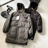 Unbranded Puffer Hooded Long Coat [2 styles]