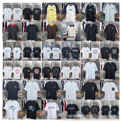 Balenciaga, Celine, Enchy, Gucci, and Other Designer Logo T-Shirts [33 styles]