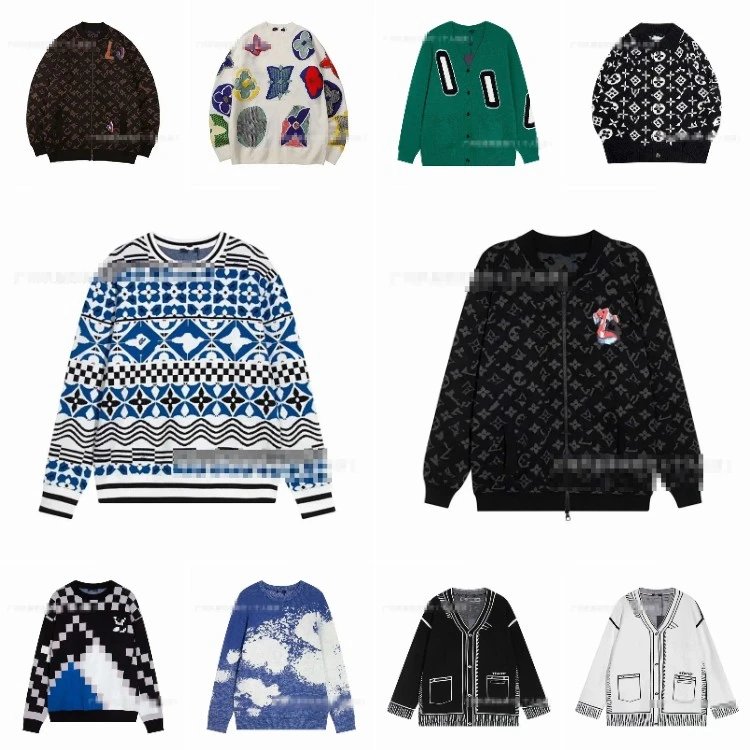 Louis Vuitton Graphic Monogram Intarsia Knit Sweater - 008056