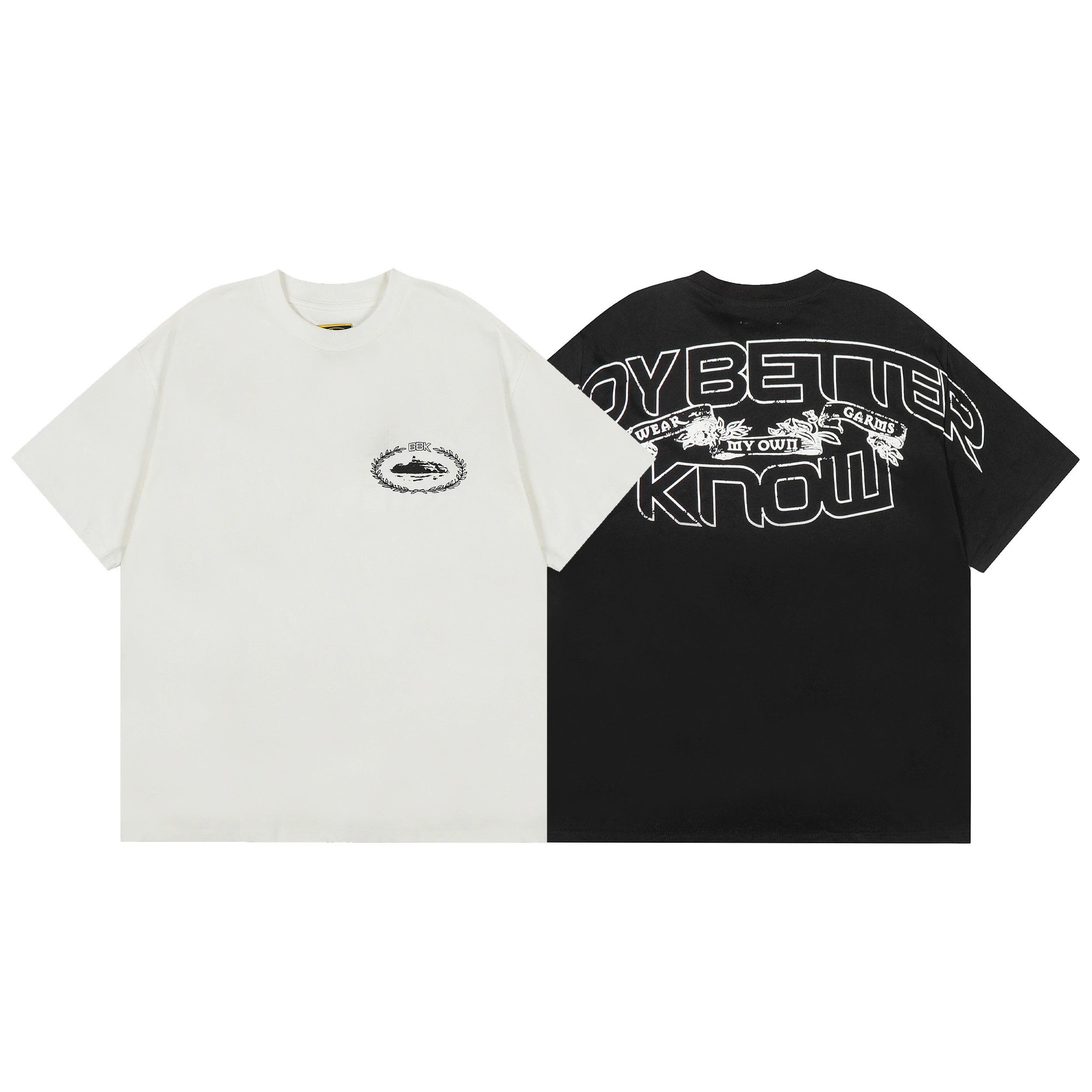 12/8 letter logo printed men's and women's couple T-shirt, men's and women's short sleeved trend