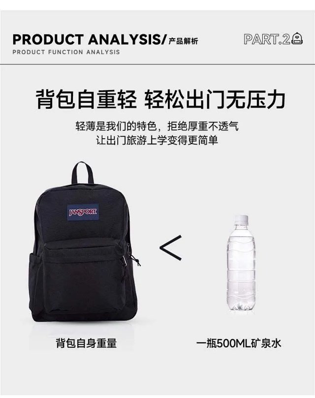JansPort Backpack: seller detail photo 3