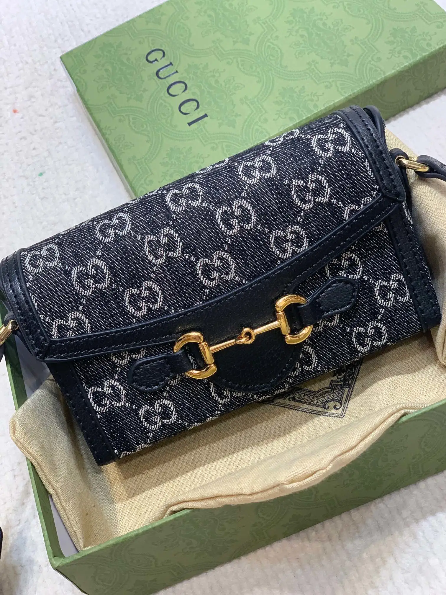 Gucci 1955 Horsebit Series Mini Crossbody Bag