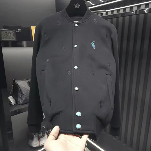 Polo Ralph Lauren Coats Collared button-front trench coat with flap pockets product detail image 7