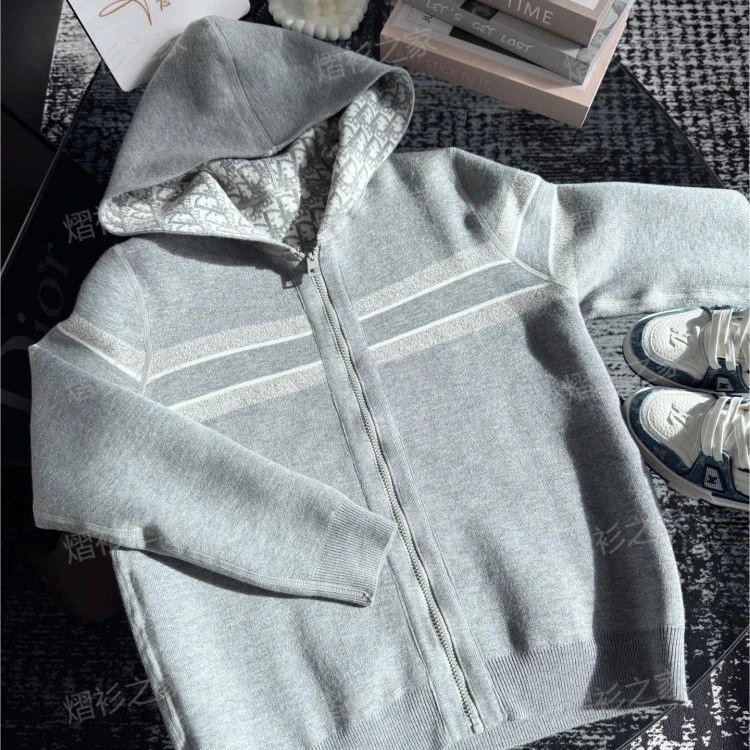 Dior Oblique Monogram Silver Puffer Jacket Down Jacket - 6