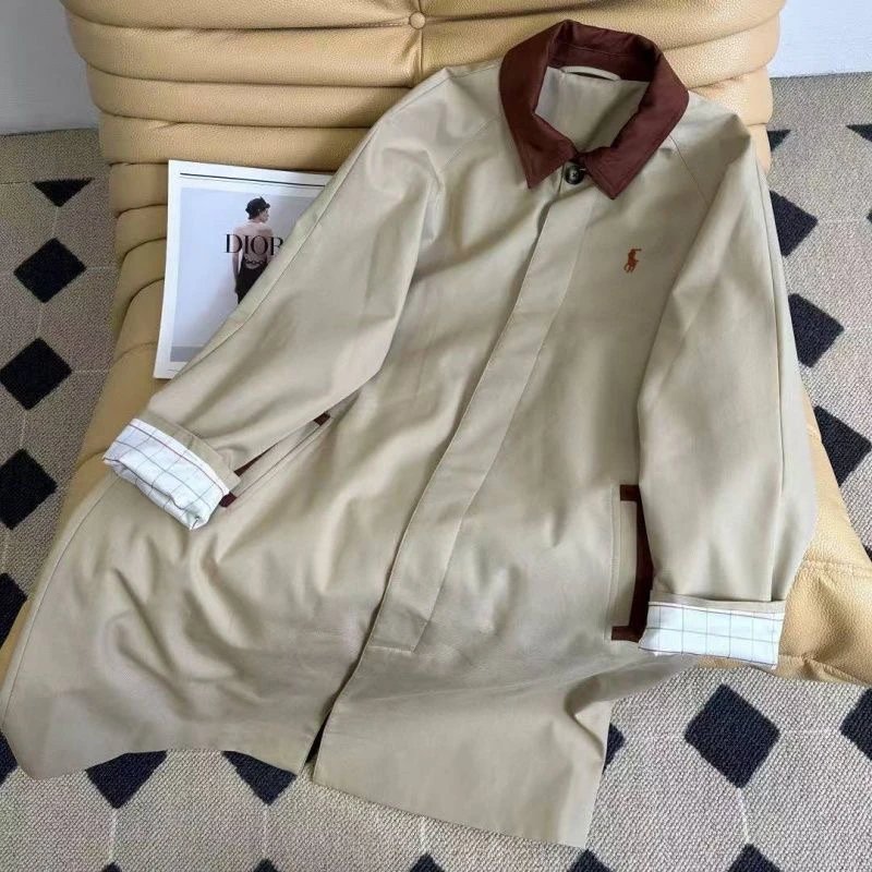Ralph Lauren Single-Breasted Trench Coat — Trench coat