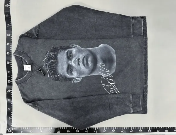 CBF Neymar Portrait Beige Oversized T-Shirt - 16