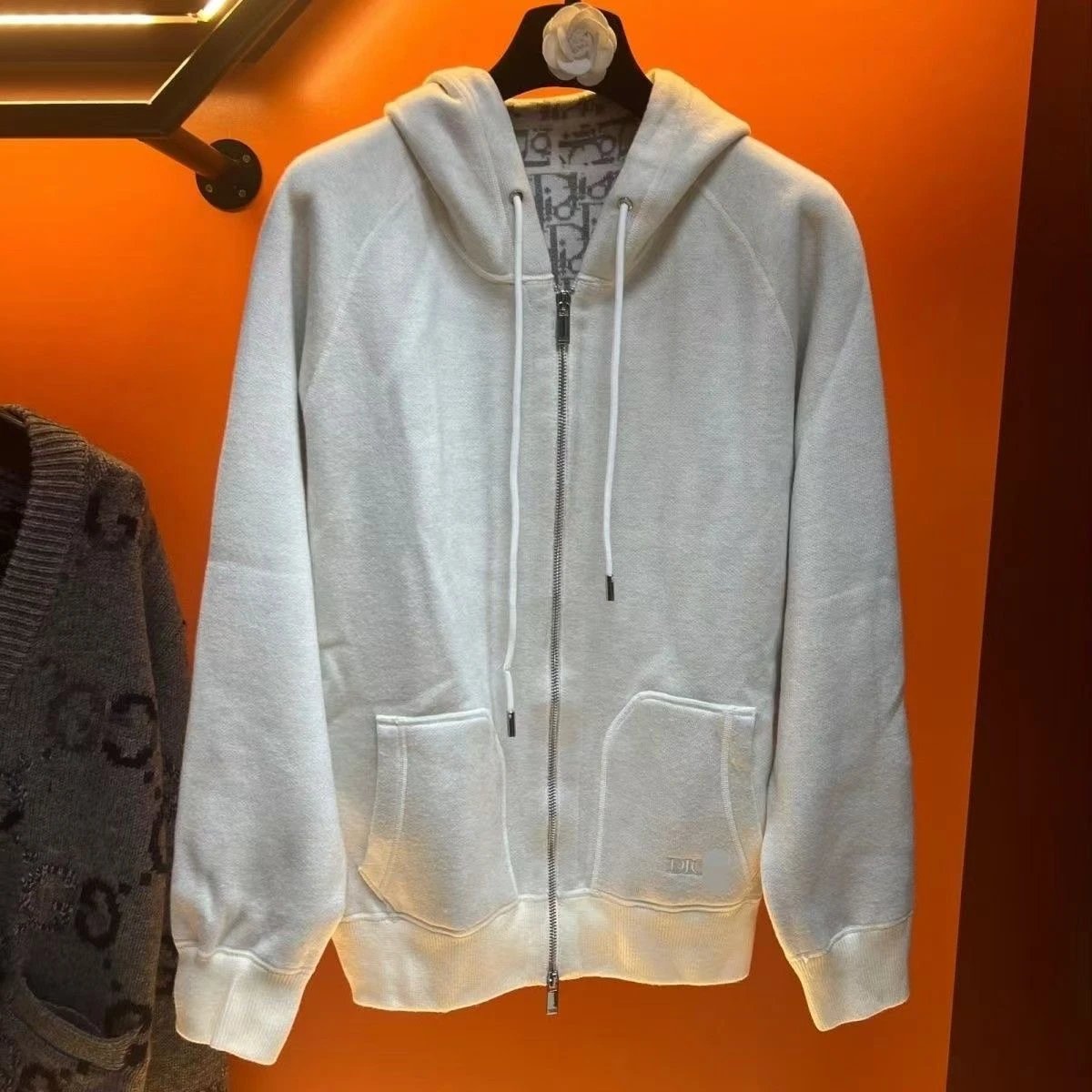 Dior Oblique Monogram Silver Puffer Jacket Down Jacket - 3
