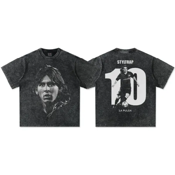 CBF Neymar Portrait Beige Oversized T-Shirt - 19